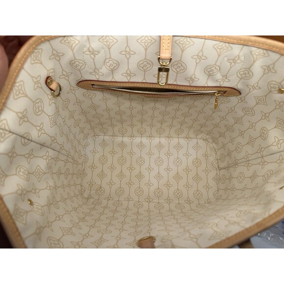 NIB Louis Vuitton Neverfull MM Nautical Azur N40471 💯% Authentic 🏅 - Picture 10 of 16